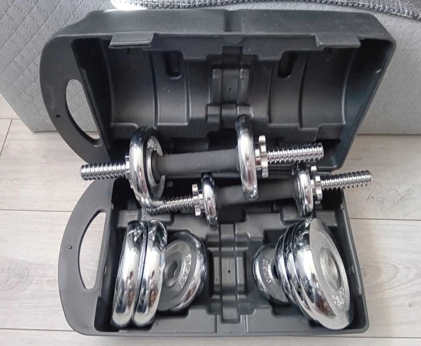 ZESTAW HANTLI 20kg  – idealny prezent dla MĘŻA Taty Chłopaka OKAZJA!