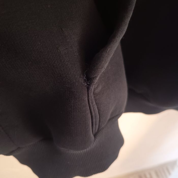 Granatowa bluza XL kapturem rozpinana bawełna