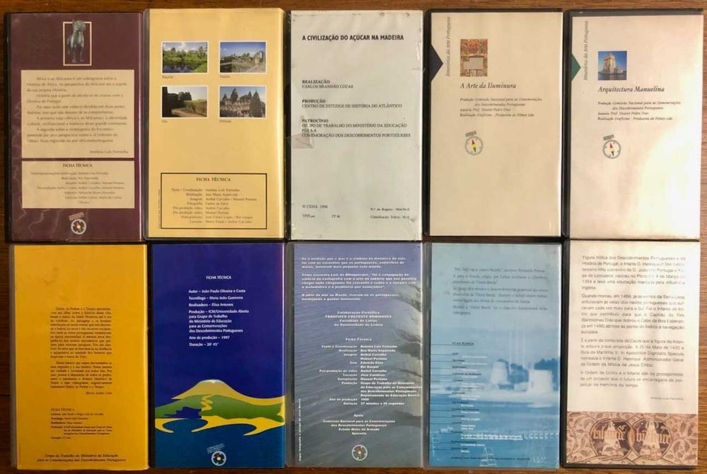10 Documentários em VHS