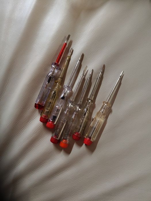 Zestaw 7 probówek elektrycznych sprawne działające