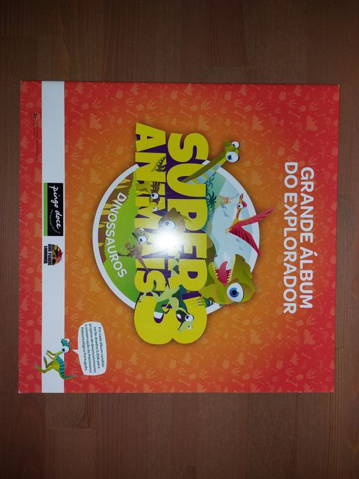 Caderneta Completa "Super Animais 3" Dinossauros