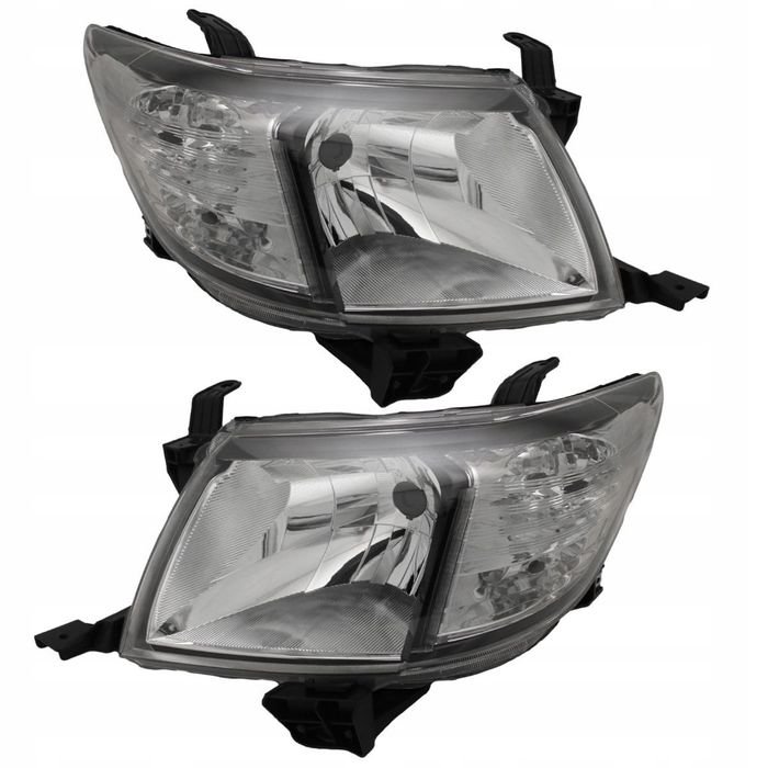 Reflektory Lampy kpl Tuning Czarne Legend 45 Toyota Hilux 7 VII Lift 12-15