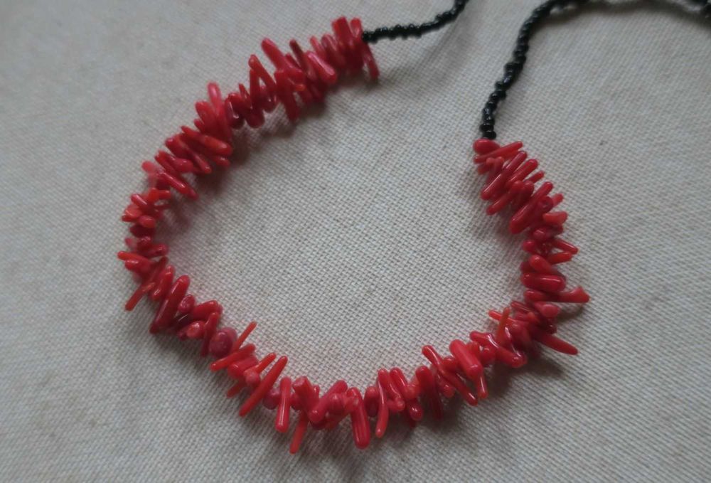 Czerwone korale 47 cm gałązki korale