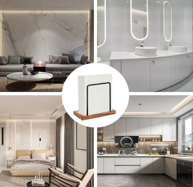 Stojak Na Serwetki Metalowy Elegancki (czarny)