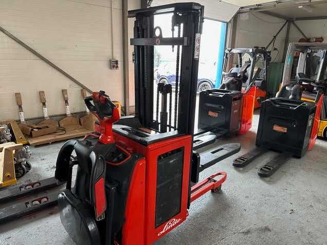 Wózek paletowy Linde L14ap rok 2019, triplex