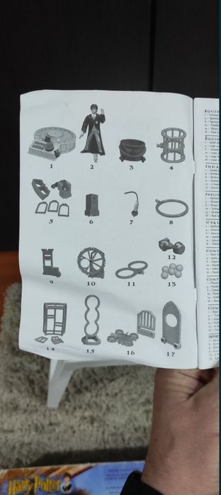 Jogo aula de Levitação Harry Potter MATTEL 2001