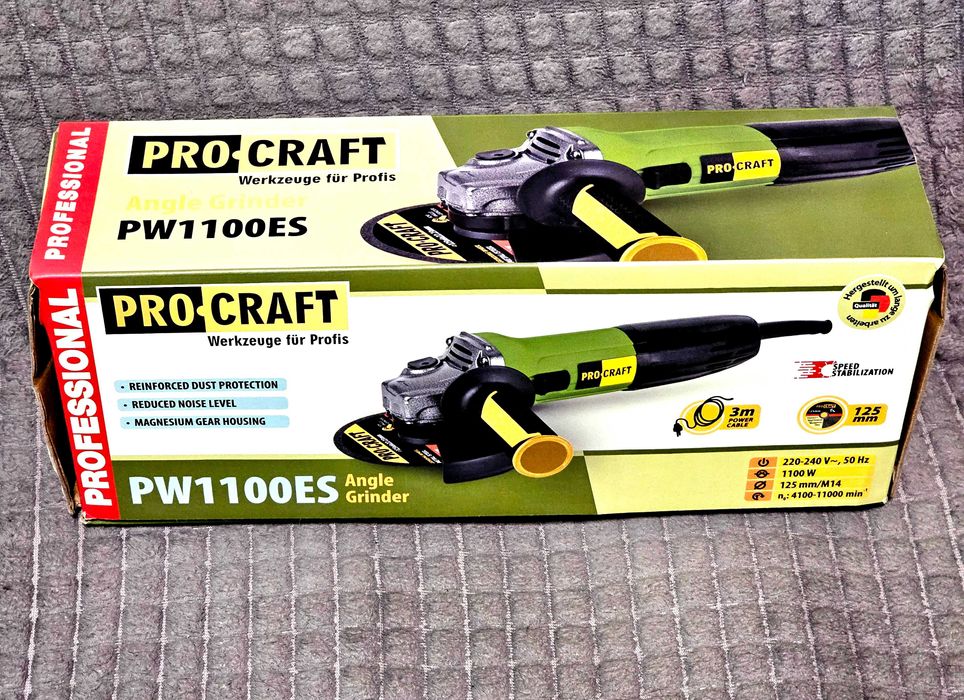 Продам новую оригинал болгарку шлифовальную машин Procraft Прокрафт