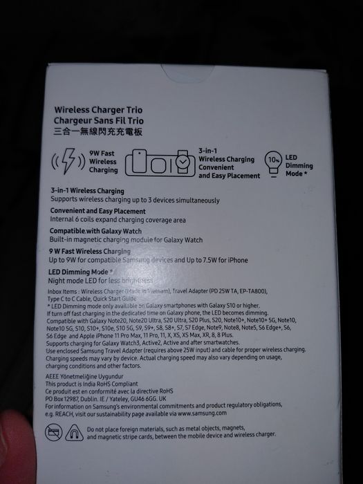 Samsung wireless charger [ sem cabo]