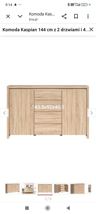 Komoda Kaspian BRW