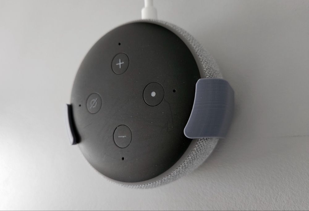 SUPORTE DE PAREDE PARA ALEXA  – echo dot Instalação Fácil