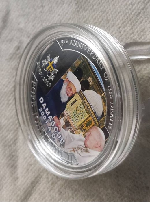 1 Долар. Палау. " ДАМАСК 2001". Срібне покриття.