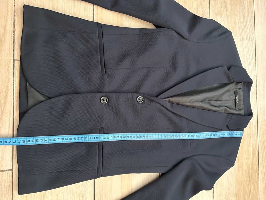 Marynarka męska Zara Essentials, granatowa, rozmiar S