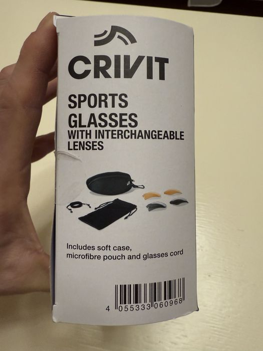 Crivit спортивні окуляри з змінними лінзами