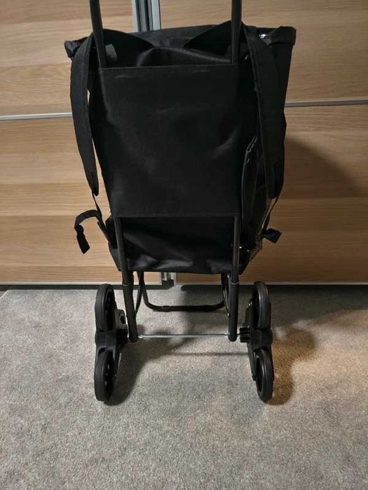 Wózek na zakupy i plecak w jednym z izolowaną torba