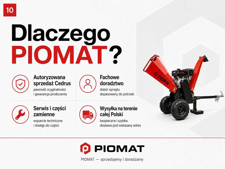 Cedrus RB04PRO-E Rębak spalinowy 15 cm rozrusznik elektryczny
