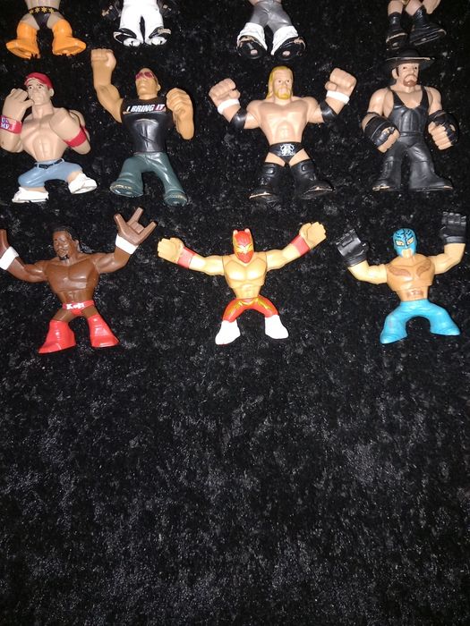 Coleção WWE miniaturas brinquedos toys raros