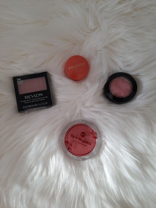 Zestaw róży do policzków, kosmetyki, róże, Bourjois, Bell, Revlon Deborah