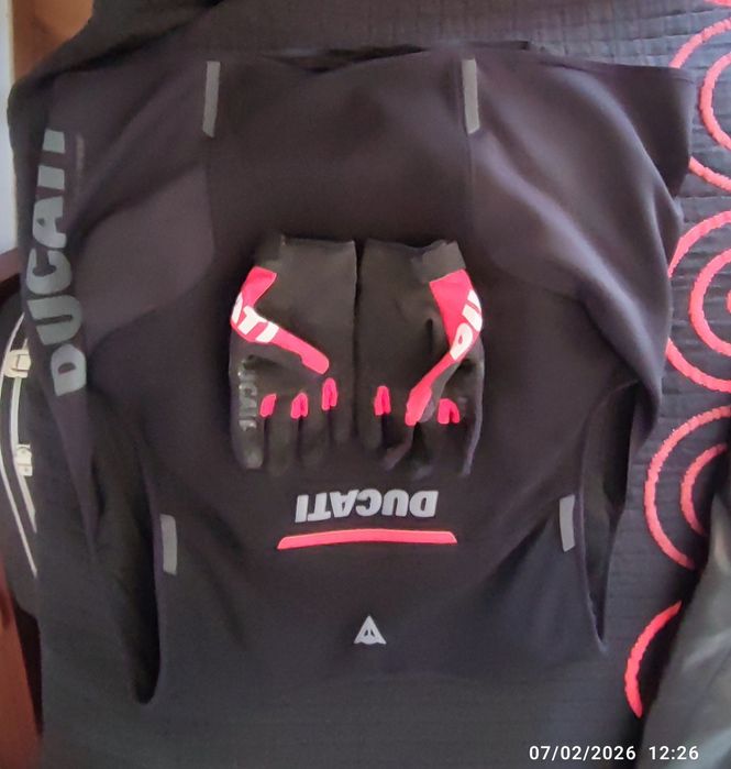 Ducati Colete Airbag+luvas