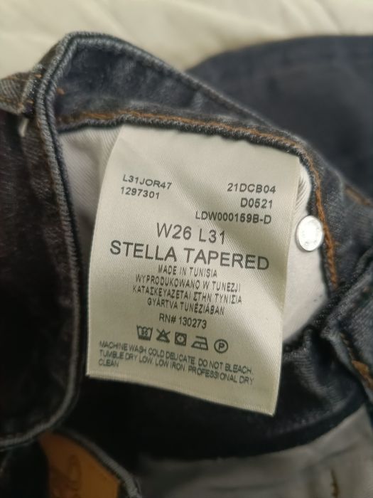 Spodnie Lee wysoki stan