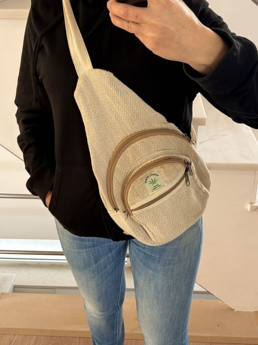 Mochila tiracolo Hemp Himalayan (made in Nepal)