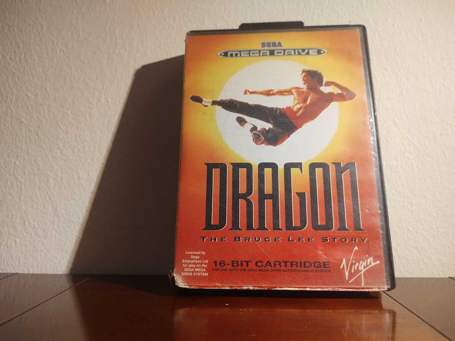 Jeu SEGA Mega Drive - Dragon : The Bruce Lee Story - Cartouche PAL, Bon état Fonctionnel
