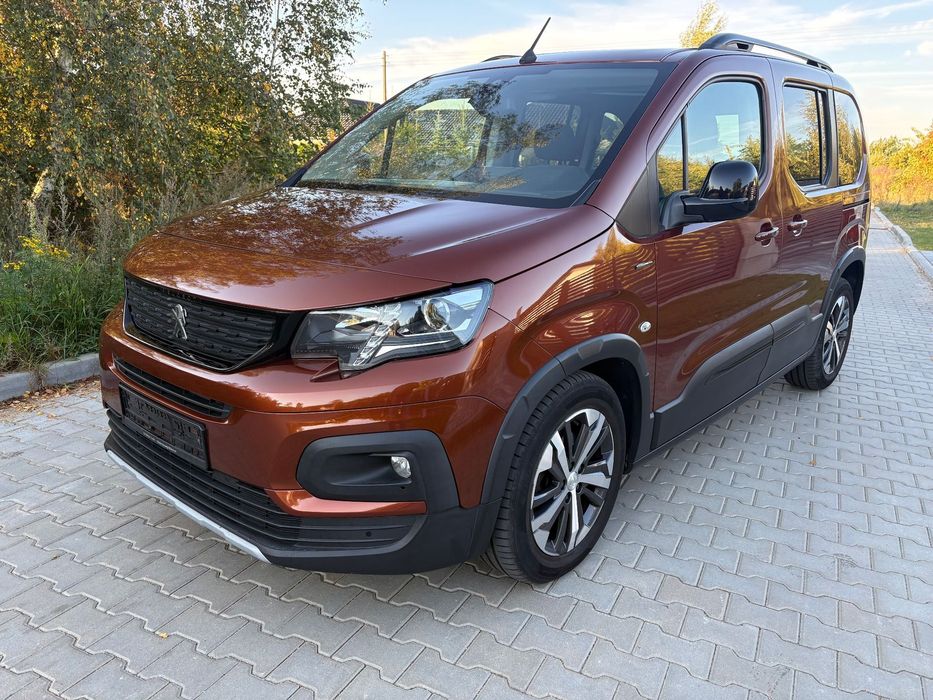 Peugeot Rifter GT-LINE mega kolor Webasto alu szklany dach Diesel 130 km Opłacony
