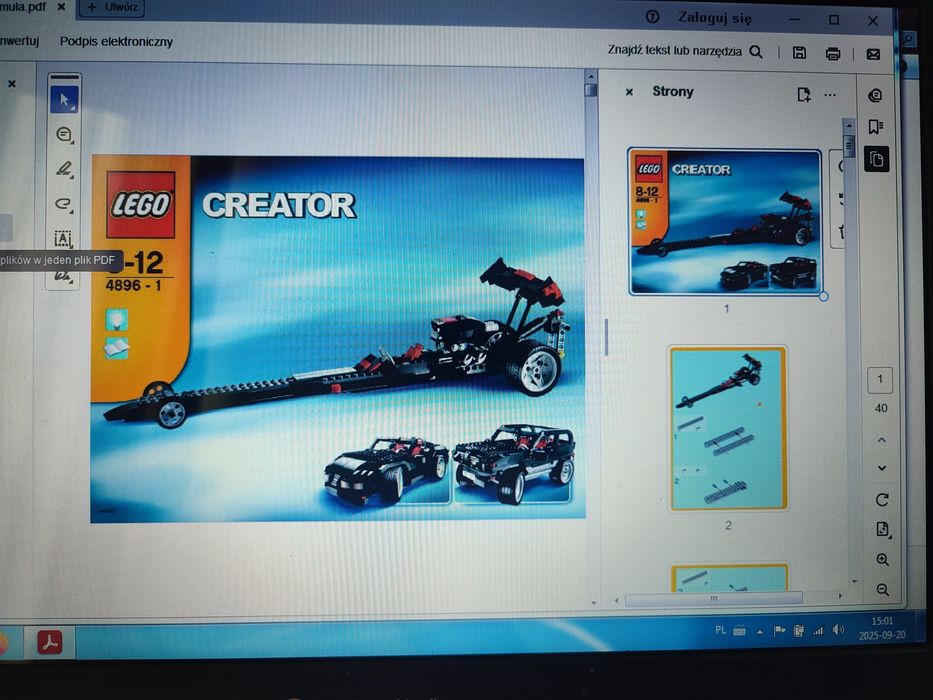 LEGO Creator 3 w 1 4896