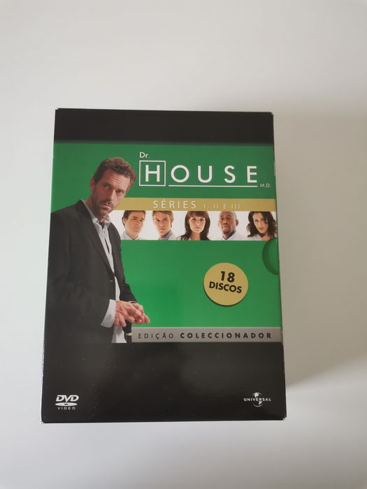 Dr House MD Série em DVD em excelente estado Temporadas 1/2/3/4/5/6