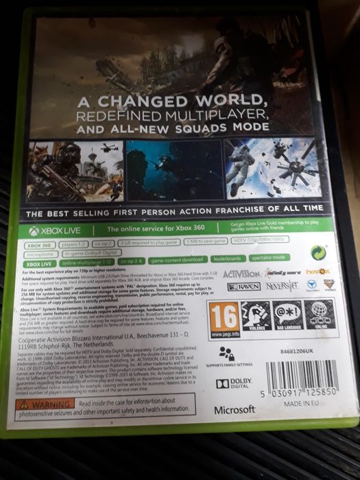 Диск на Xbox-360 .