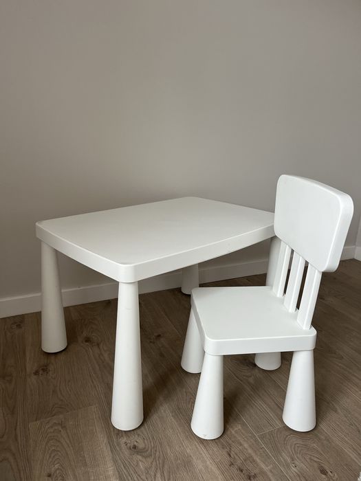 Ikea Mammut stolik i krzesło dziecięce