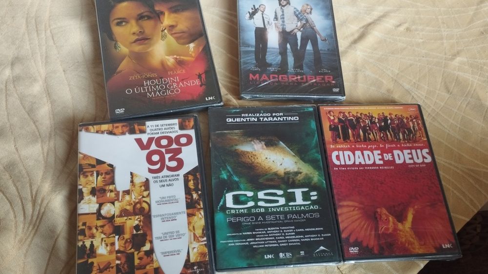 DVDs grandes filmes Novos embalados e originais