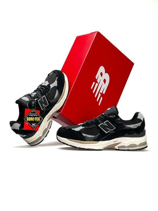 Кросівки New Balance 2002R Gore-Tex Black Beige i89 | Кроссовки чоловічі