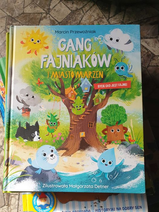 Książka Gang Fajniaków i miasto marzeń książeczka