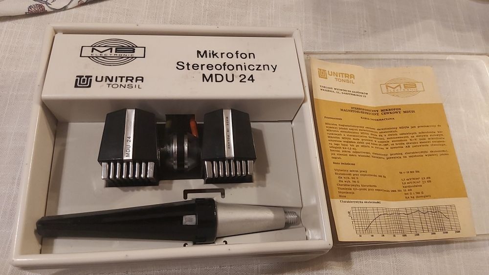 Mikrofon Stereofoniczny MDU 24 Unitra Tonstil