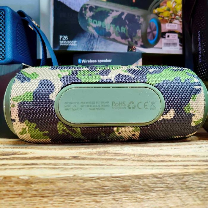 Портативна Bluetooth колонка Hopestar P26 з RGB підсвічуванням