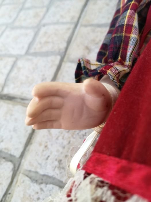 BONECAS, pano/trapos NOVA e porcelana, dama antiga, a partir