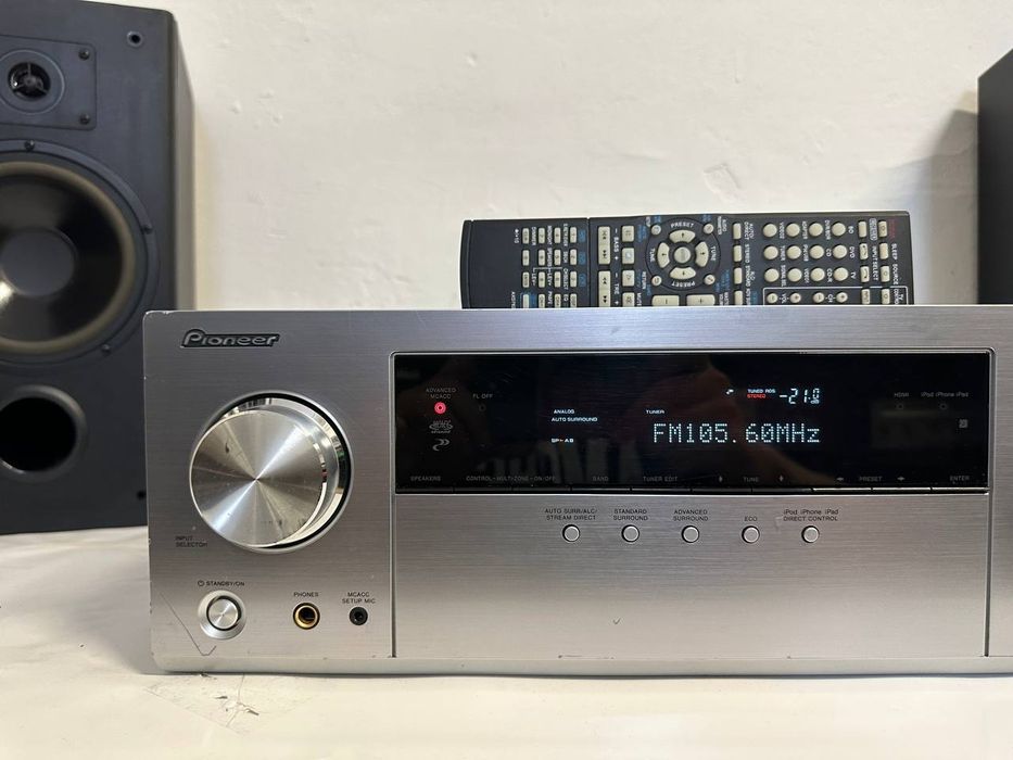 7.1 Amplituner Pioneer VSX-923-S, 7*150 Wat, HDMI, WAV, FLAC, AIFF