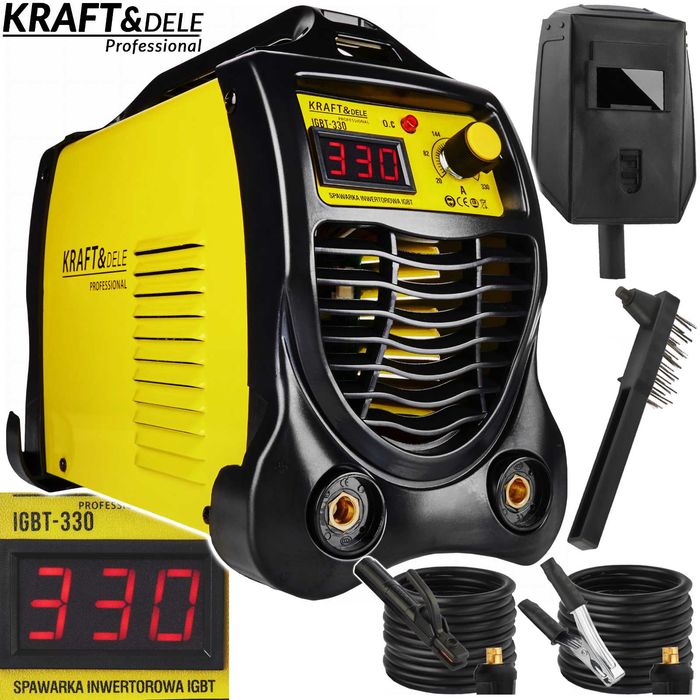 KRAFT&DELE Spawarka Inwertorowa Igbt Mma Tig 330a Wyświetlacz KD1855