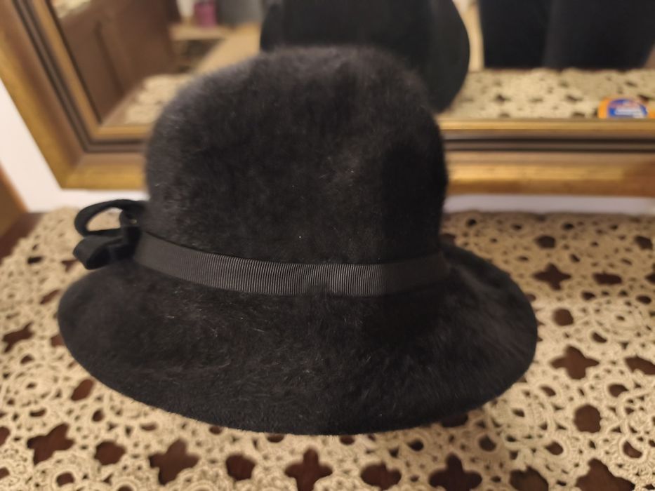 Kapelusz vintage czarny z firmy Kangol