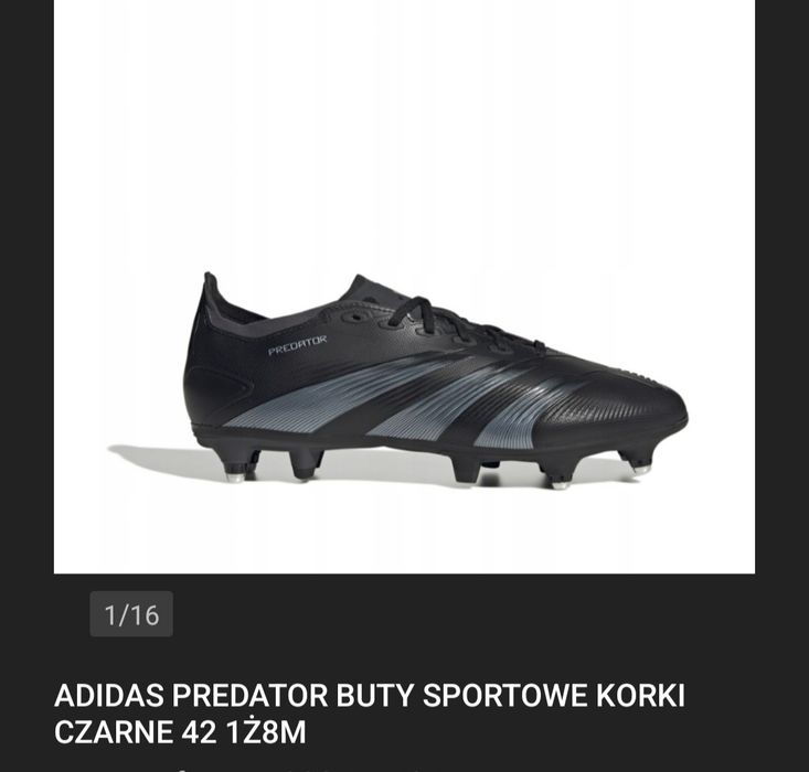 Adidas PREDATOR korki rozmiar 42