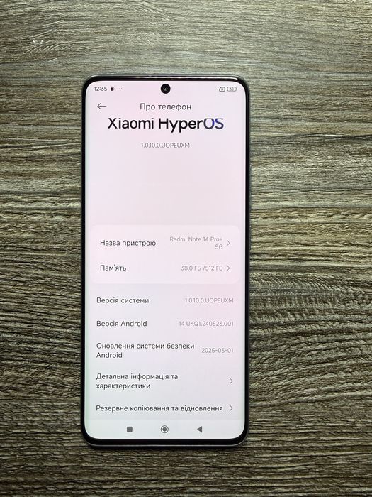 Redmi Note 14 Pro+ 5G 12+6/512гб