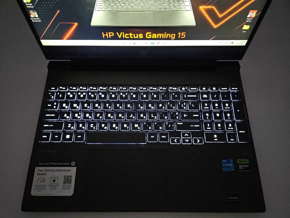 Ноутбук HP Victus 15-fa1200nr i5-12450H|RTX 2050|16GB|512GB