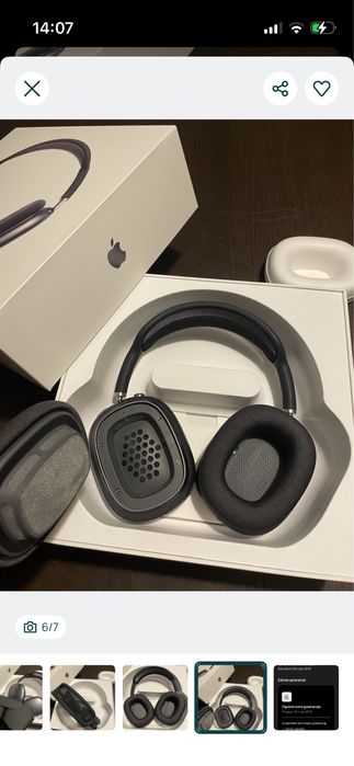 Okazja! Apple AirPods Max (USB-C) | Gwarancja do 2026 | Stan Idealny