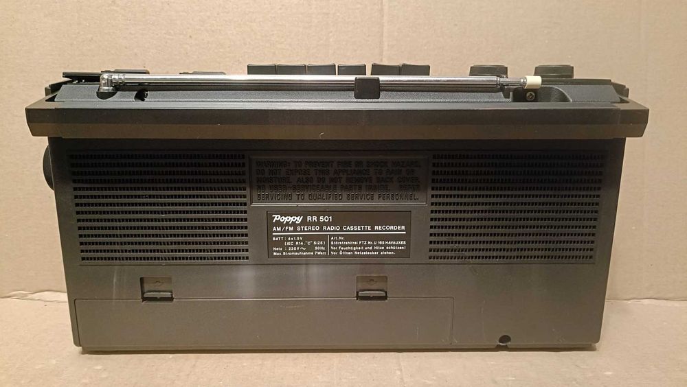 POPPY RR 501 radiomagnetofon przenośny