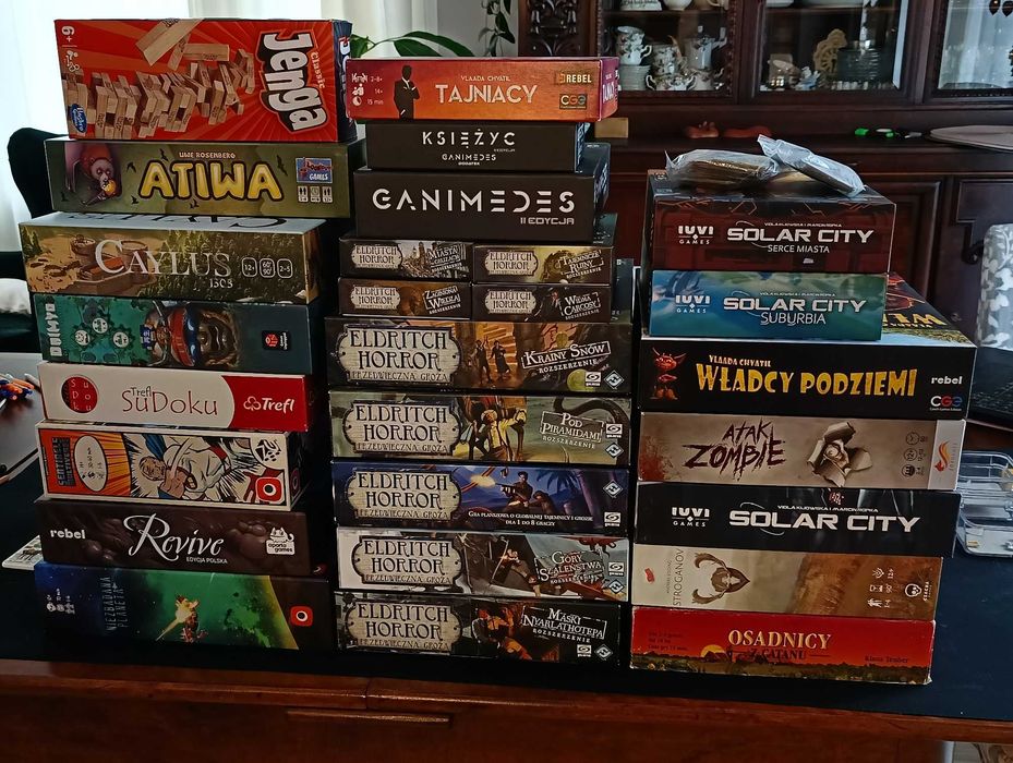 Eldritch Horror - komplet + drewniane inserty!