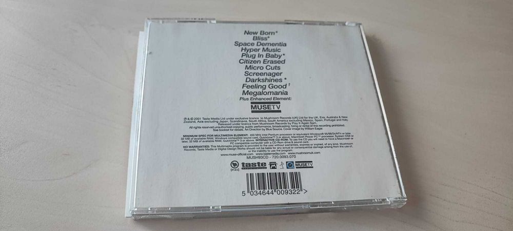 CD Muse – Origin of Symmetry (2001)