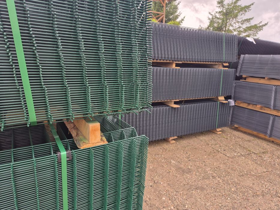 Siatka ogrodzeniowa PCV drut 3,1 mm 1 m2 montaz ogrodzenia, panele