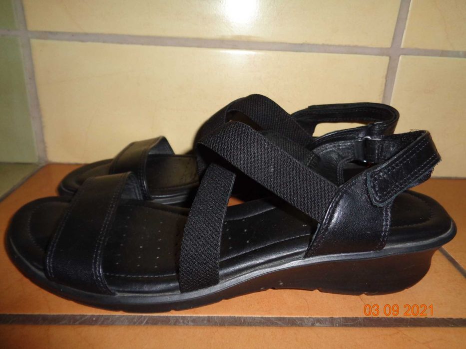 Skórzane sandały ECCO rozmiar 41 wkl. 26 cm stan idealny