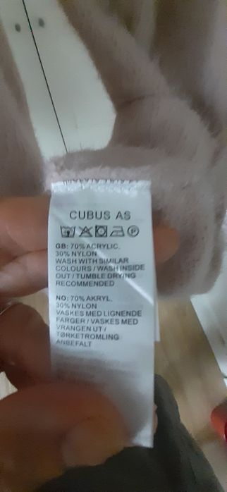 sweter Cubus pastelowy róż rozmiar S