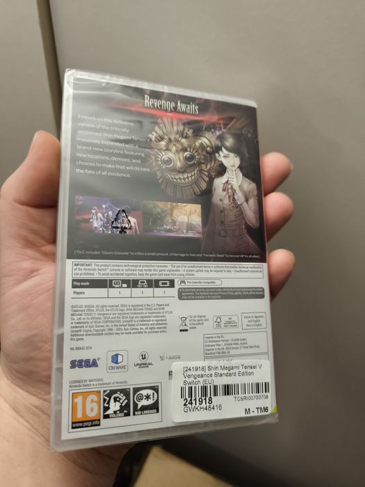 Shin Megami Tensei V: Vengeance SELADO Nintendo Switch